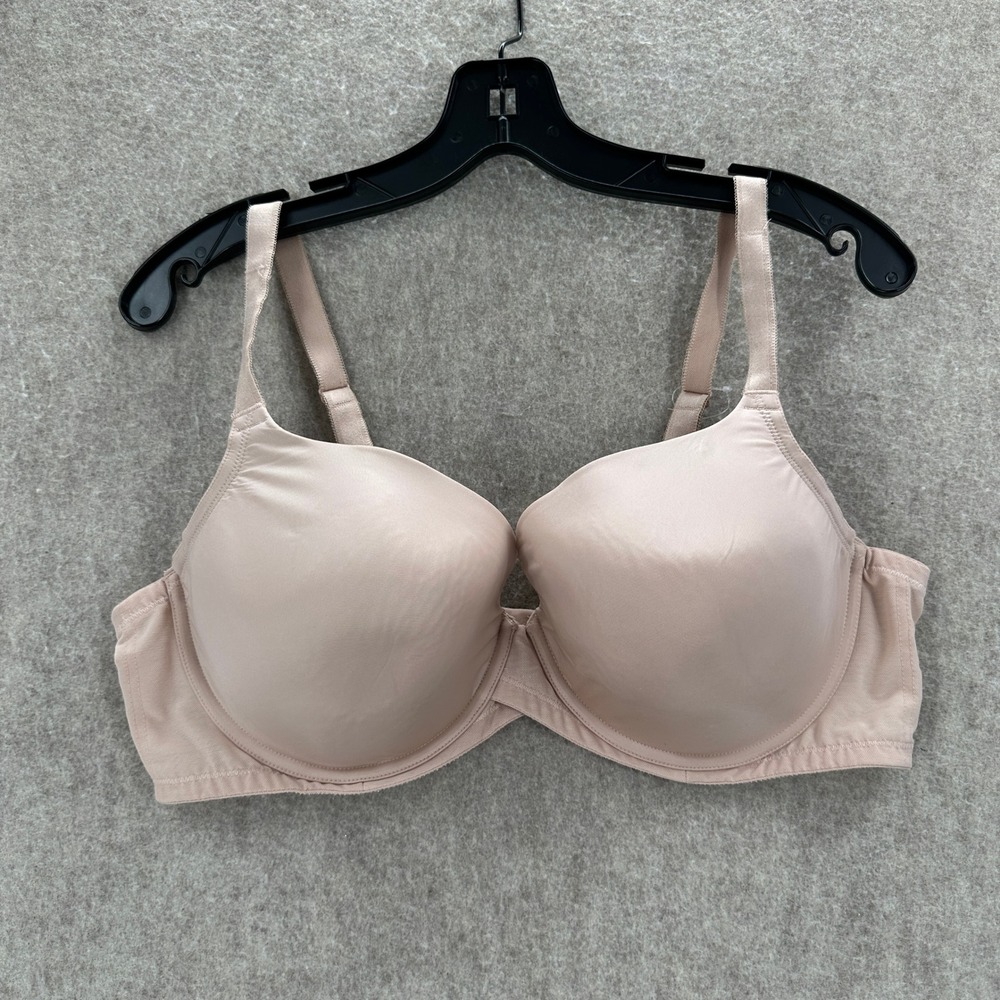 Torrid XO Plunge Bra Womens 42D Pink Lightly Lined Underwire Everyday Support